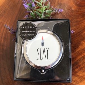 Rae Dunn Compact Mirror "SLAY."